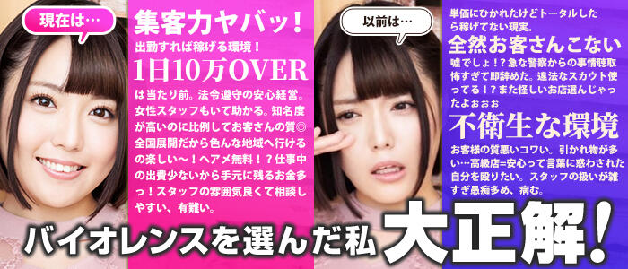 バイオレンスのバナー