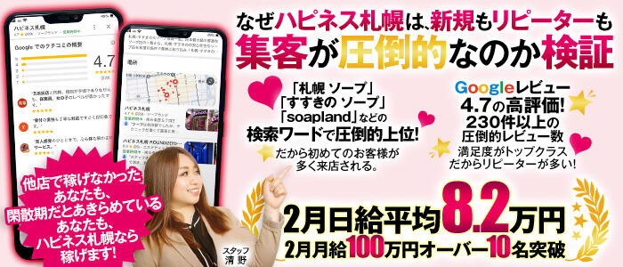 ハピネス札幌の求人情報